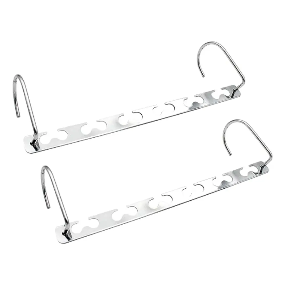 ZOBER Wonder Metal Hangers | Magic Hook Hangers UAE | Space-Saving, Hanger  Organizer with Chrome Metal Hooks | Suitable for All Kinds of Hangers