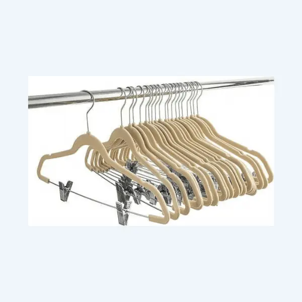 Premium Velvet Skirt Hangers (20 Pack) Non Slip Velvet Pants